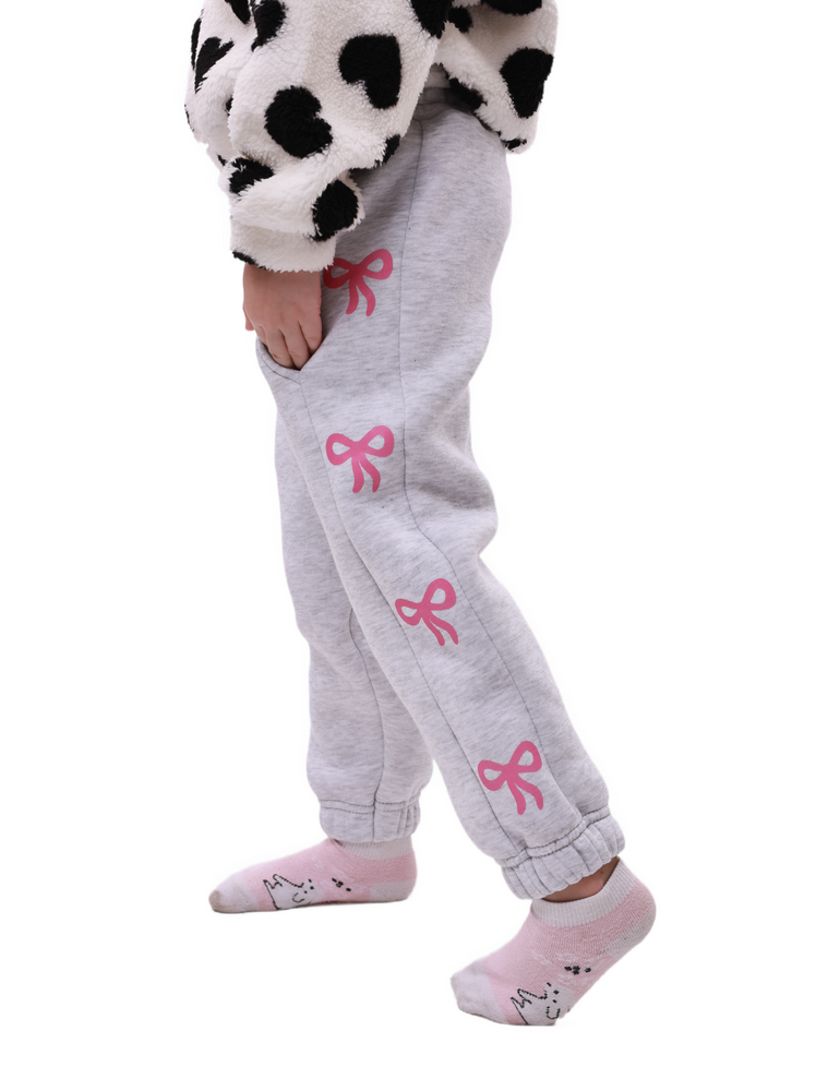 Штани спортивні для дівчинки 104 Світло-сірий HAPPY BABY (693943-104) 693943-104 фото
