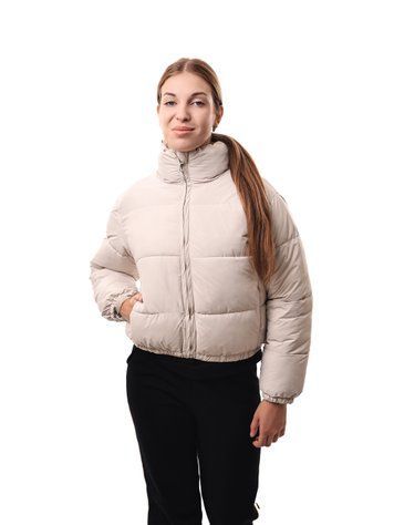 Куртка джинсова жіноча S Молочний (684438-S) 684438-S фото