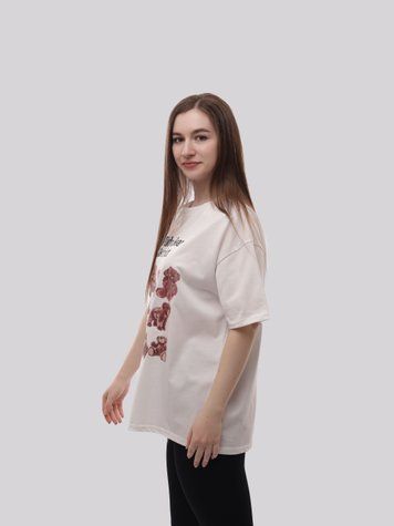 Футболка жіноча OneSize Білий (711267-OneSize) 711267-OneSize фото