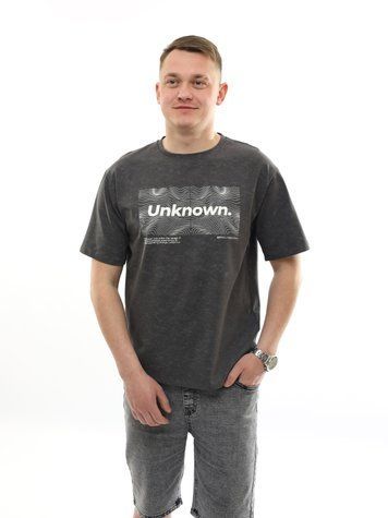 Футболка чоловіча S Темно-сірий CLOVER CLUB (672821-S) 672821-S фото