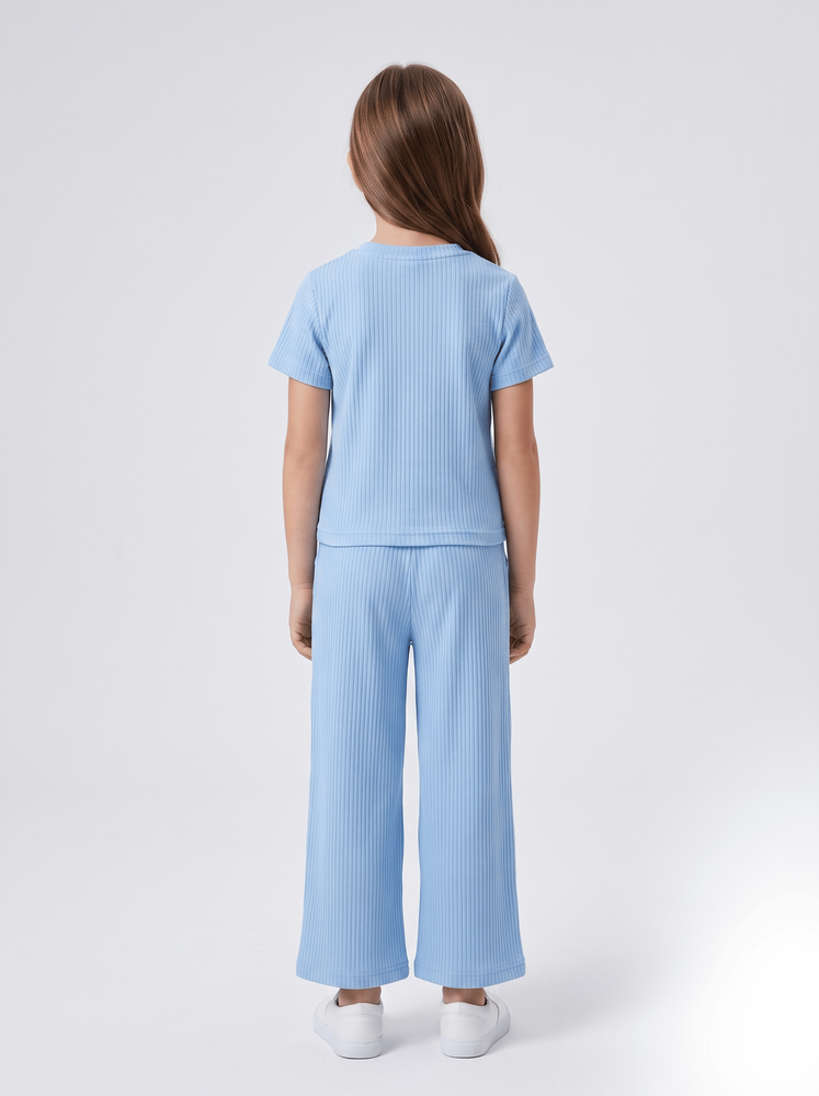 Костюм брючний для дівчинки 104 Блакитний TOP STYLE (710052-104) 710052-104 фото