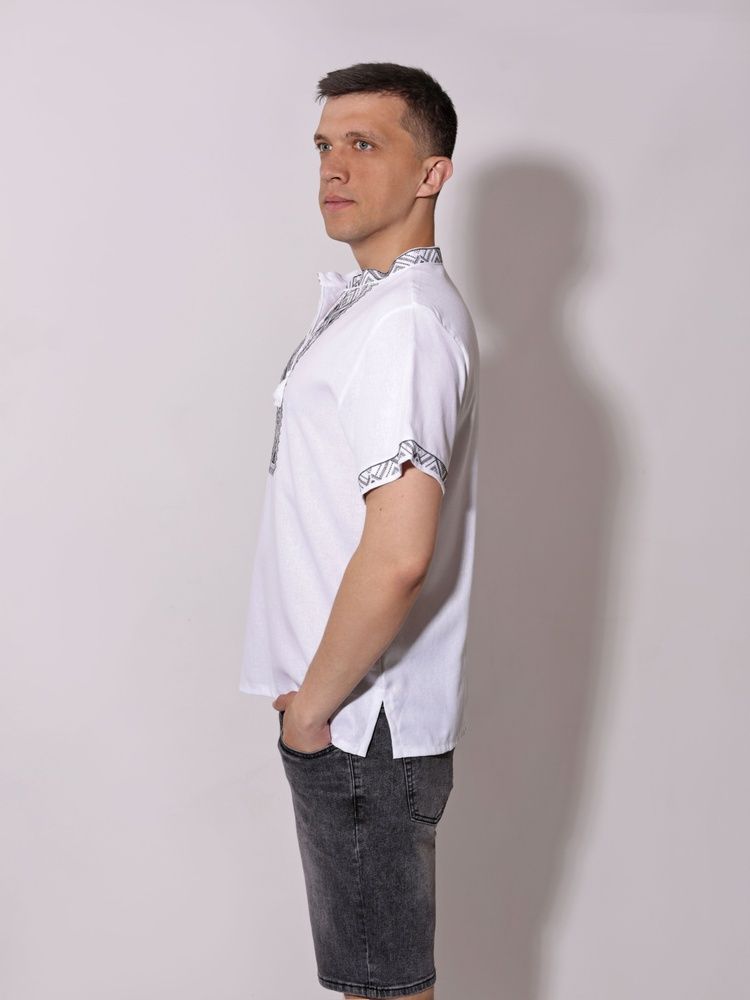 Вишиванка чоловіча 46 Білий KRAYKA-OPT (713428-46)* 713428-46 фото