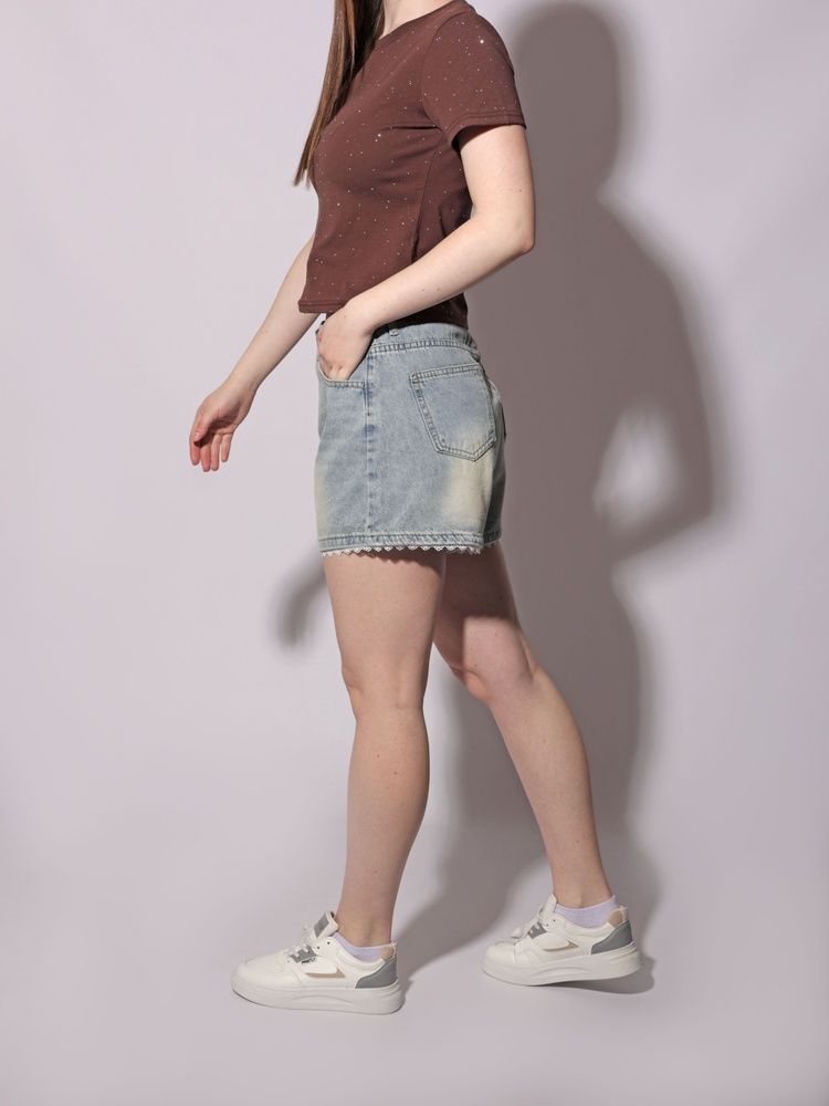 Шорты джинсовые женские S Синий M@C (705703-S) 705703-S фото