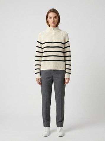 Светр жіночий OneSize Чорно-білий M@C (723922-OneSize) 723922-OneSize фото