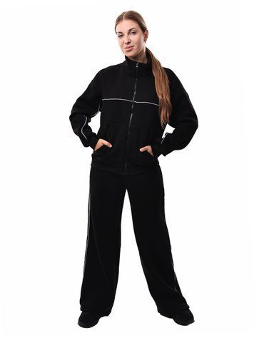 Костюм спортивний жіночий 46 Чорний STREET FASHION (694218-46) 694218-46 фото