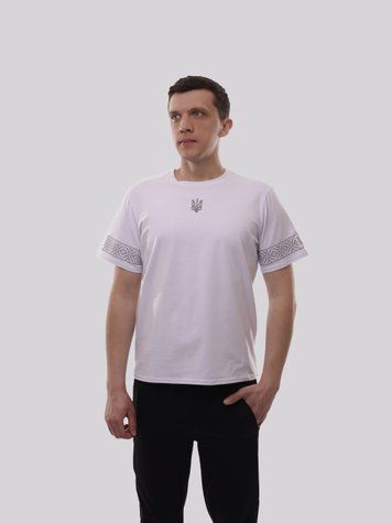 Футболка мужская 46 Белый ФИОНА (719823-46) 719823-46 фото