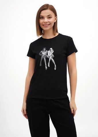 Футболка жіноча OneSize Чорний (659827-OneSize) 659827-OneSize фото
