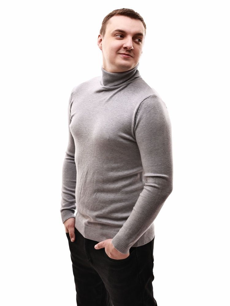 Гольф в'язаний чоловічий S Сірий (685000-S) 685000-S фото