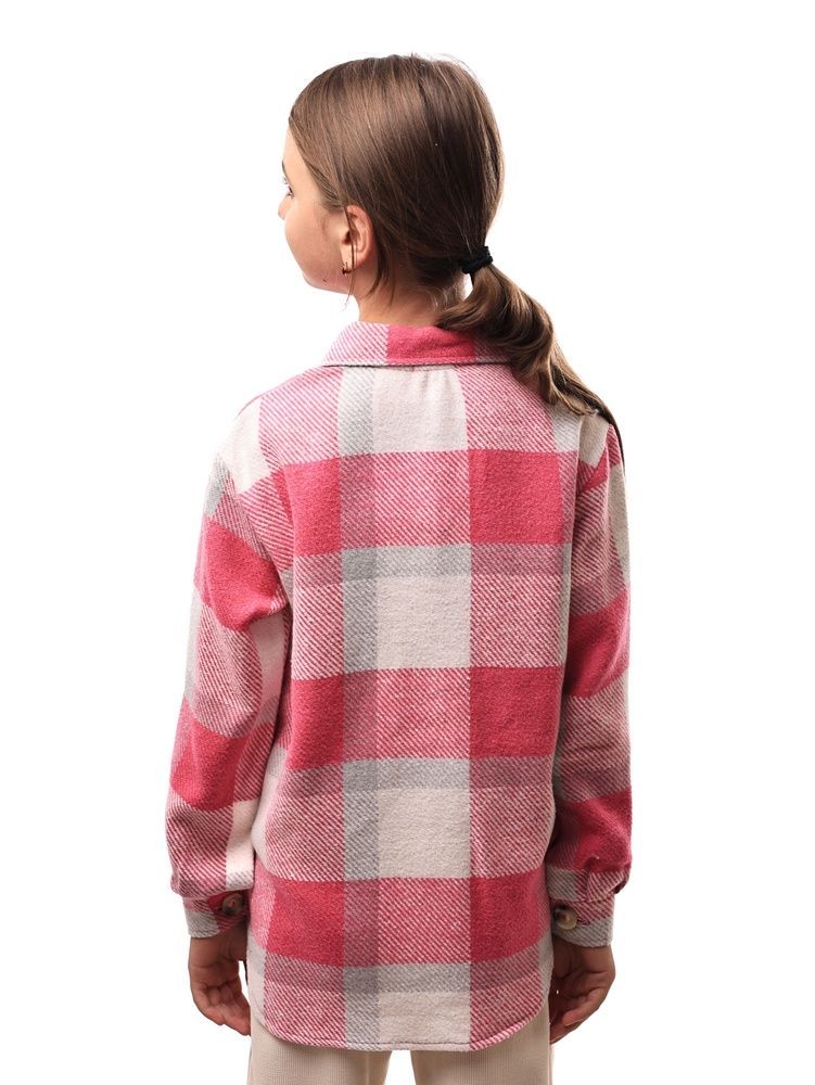 Рубашка для девочки подростка 128 Малиновый STREET FASHION (683314-128) 683314-128 фото