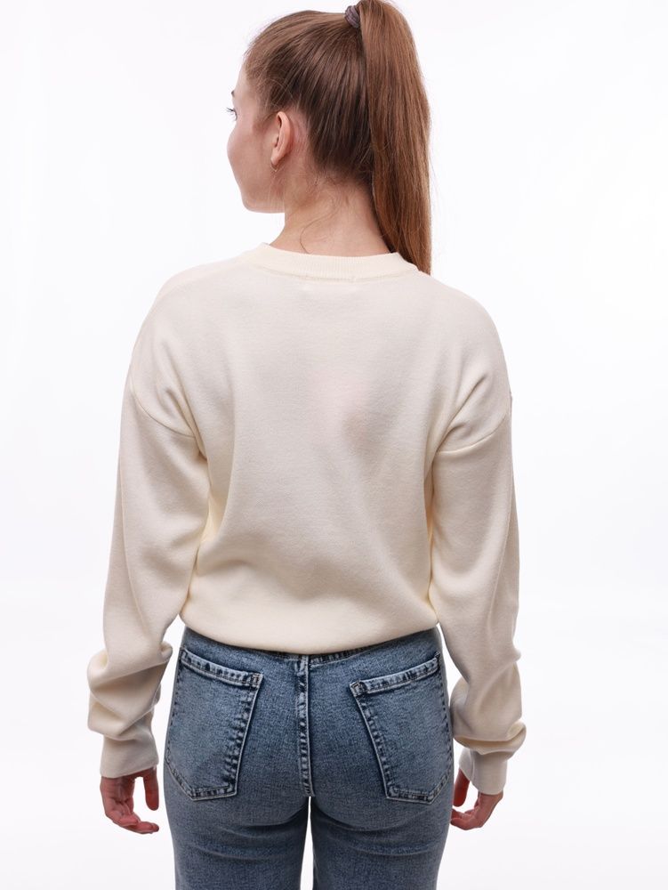 Свитер женский OneSize Молочный M@C (685773-OneSize) 685773-OneSize фото
