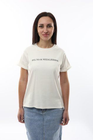 Футболка жіноча S Білий EST.1991 (671075-S) 671075-S фото