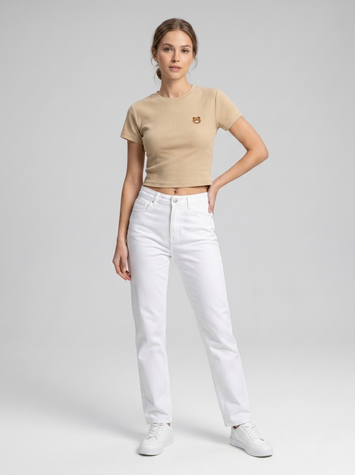 Футболка жіноча S Бежевий WOMEN (715443-S) 715443-S фото