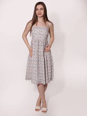 Сарафан жіночий 42 Синій M@C (709852-42) 709852-42 фото