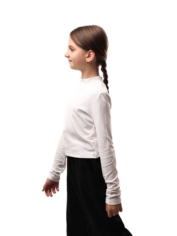Гольф трикотажний для дівчинки 2XS Білий NANA (688505-2XS) 688505-2XS фото