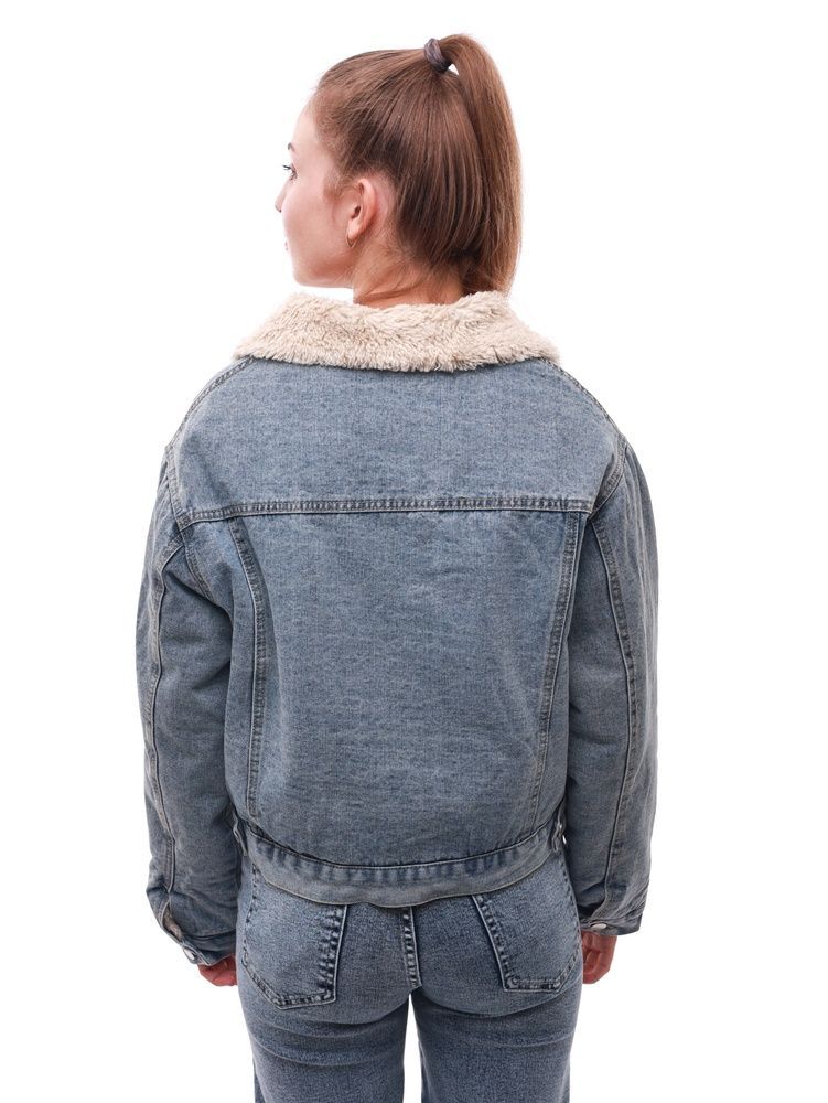 Куртка джинсова жіноча OneSize Синій (686214-OneSize)* 686214-OneSize фото