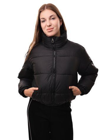 Куртка джинсова жіноча S Чорний (684439-S) 684439-S фото