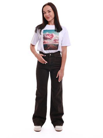 Джинсы женские 26 Коричневый JEANS SHOP (692862-26) 692862-26 фото