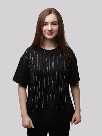 Футболка жіноча OneSize Чорний (713501-OneSize) 713501-OneSize фото