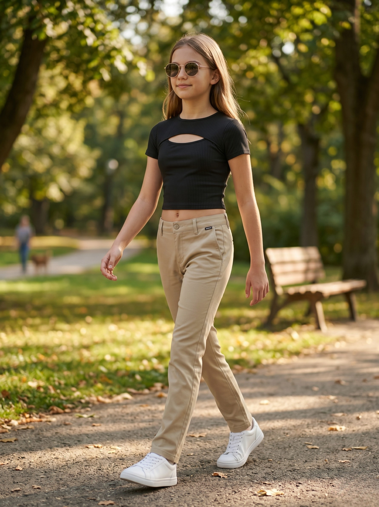 Топ для дівчинки підлітка 140 Чорний ALINI GIRL (739842-140) 739842-140 фото