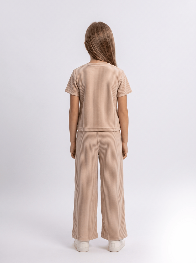 Костюм брючний для дівчинки 104 Бежевий TOP STYLE (710054-104) 710054-104 фото