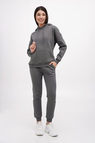 Костюм спортивний жіночий S Темно-сірий BEKI (652583-S) 652583-S фото