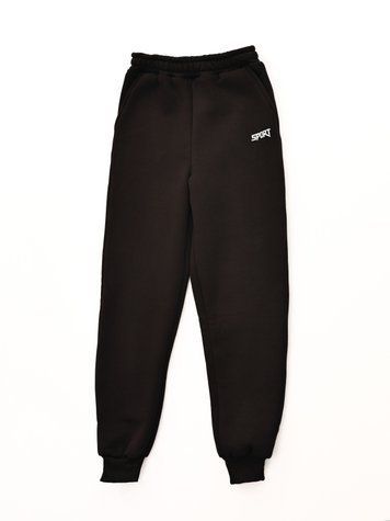 Брюки спортивные для мальчика 134 Черный NEW KROP (699267-134) 699267-134 фото