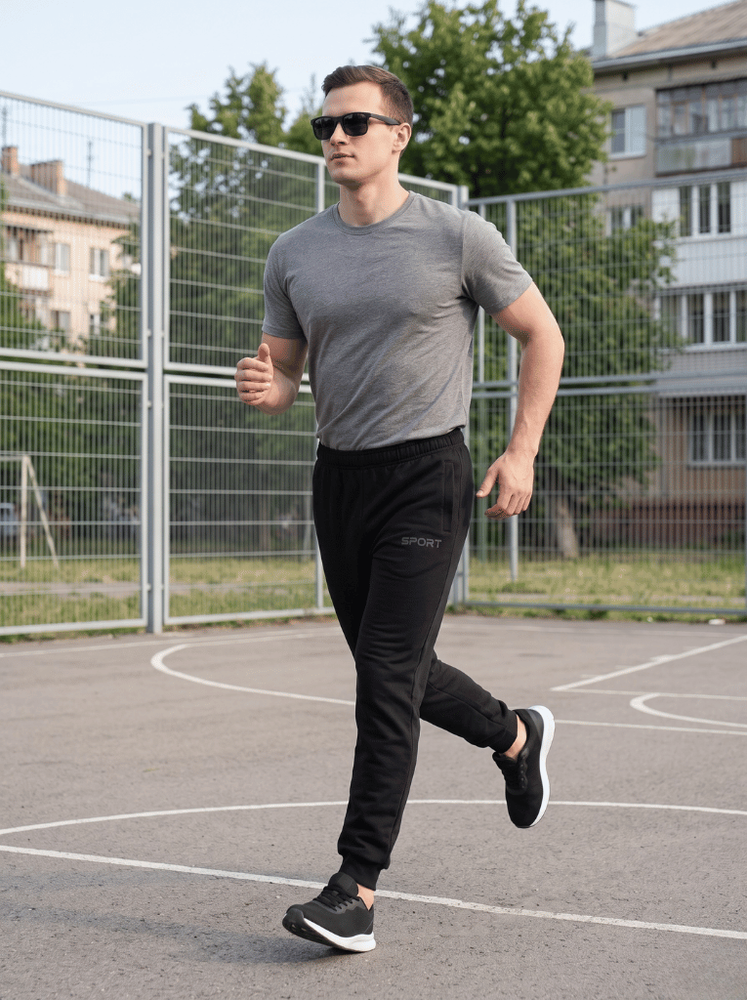 Штани спортивні чоловічі 50 Чорний SPORT (741426-50) 741426-50 фото