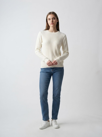 Светр жіночий S Молочний TVIY LOOK (723093-S) 723093-S фото