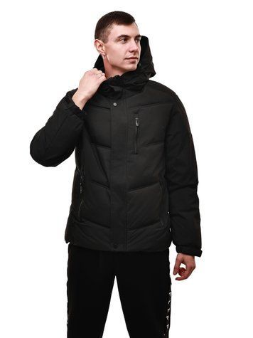 Куртка зимова чоловіча 48 Чорний (691296-48) 691296-48 фото