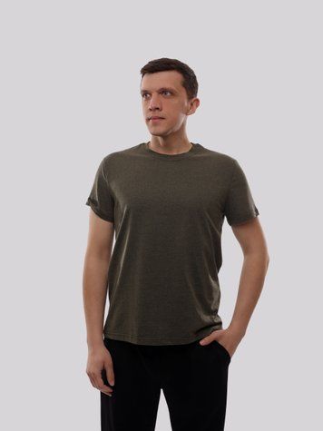 Футболка чоловіча 46 Хакі (701545-46) 701545-46 фото