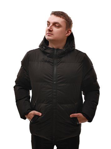 Куртка зимова чоловіча S Чорний (691721-S) 691721-S фото