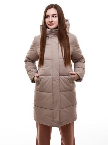 Куртка джинсовая женская S Темно-бежевый (689160-S) 689160-S фото