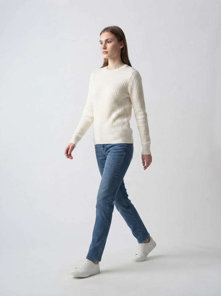 Светр жіночий S Молочний TVIY LOOK (723093-S) 723093-S фото