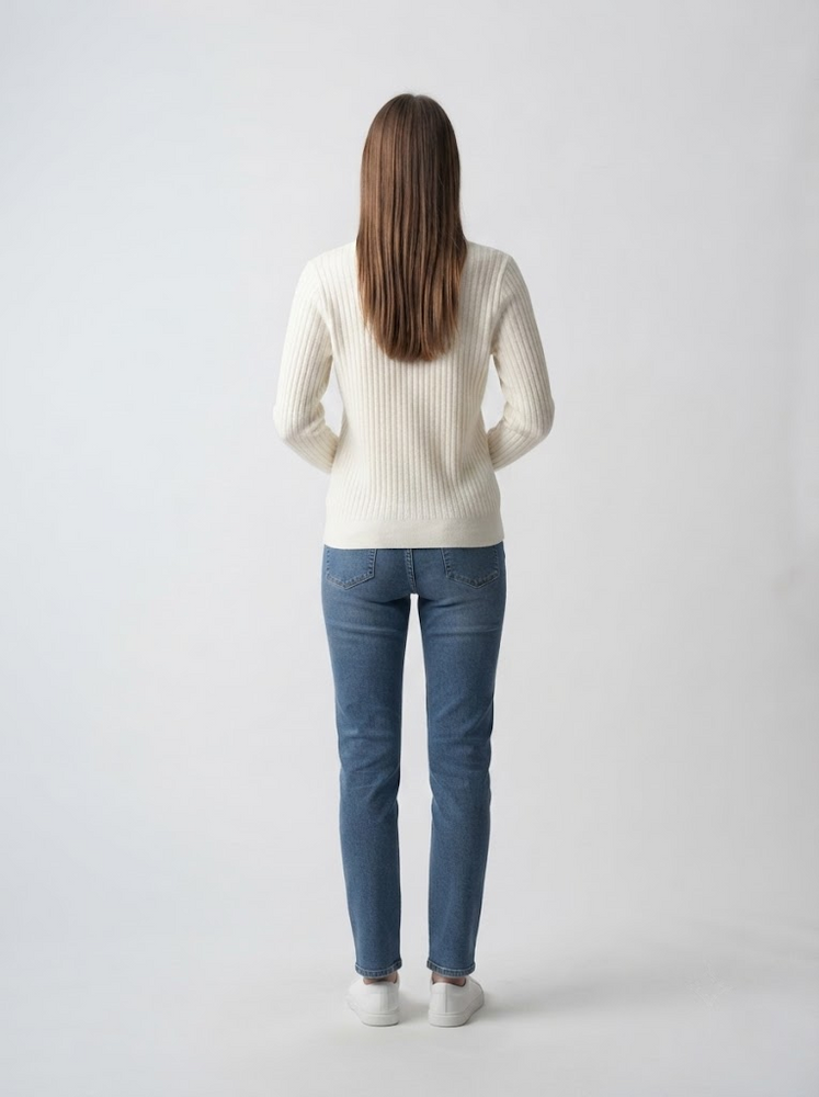 Светр жіночий S Молочний TVIY LOOK (723093-S) 723093-S фото
