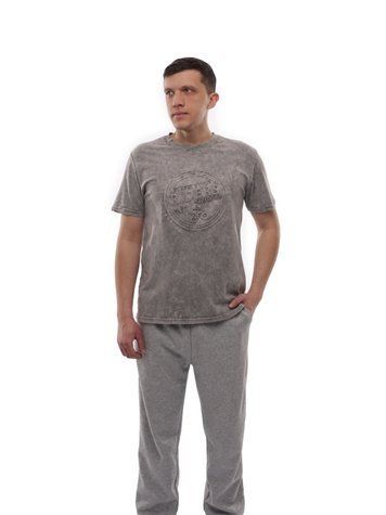 Футболка чоловіча S Світло-сірий TEE (720125-S) 720125-S фото