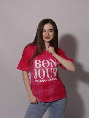 Футболка жіноча 42 Малиновий (718262-42) 718262-42 фото