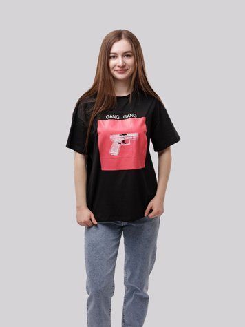 Футболка женская OneSize Черный NANA (711904-OneSize) 711904-OneSize фото