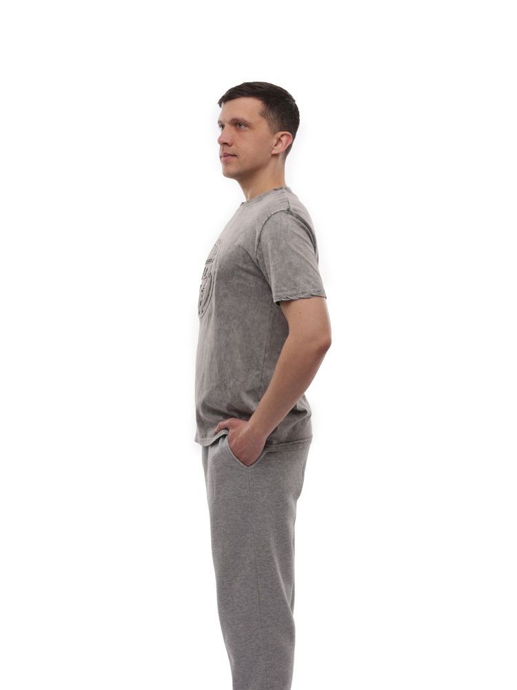 Футболка чоловіча S Світло-сірий TEE (720125-S) 720125-S фото
