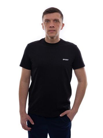 Футболка чоловіча 46 Чорний DIONI (701653-46) 701653-46 фото