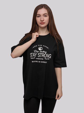 Футболка жіноча OneSize Чорний (714342-OneSize) 714342-OneSize фото