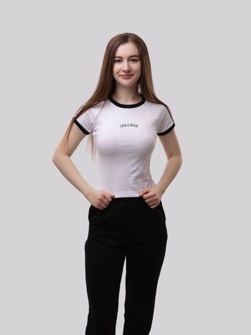 Футболка женская S Белый (713333-S) 713333-S фото