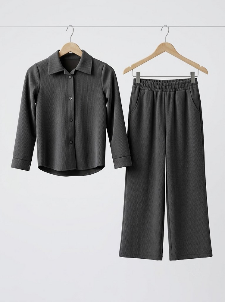 Костюм брючний для дівчинки підлітка 128 Сірий STREET FASHION (750818-128) 750818-128 фото