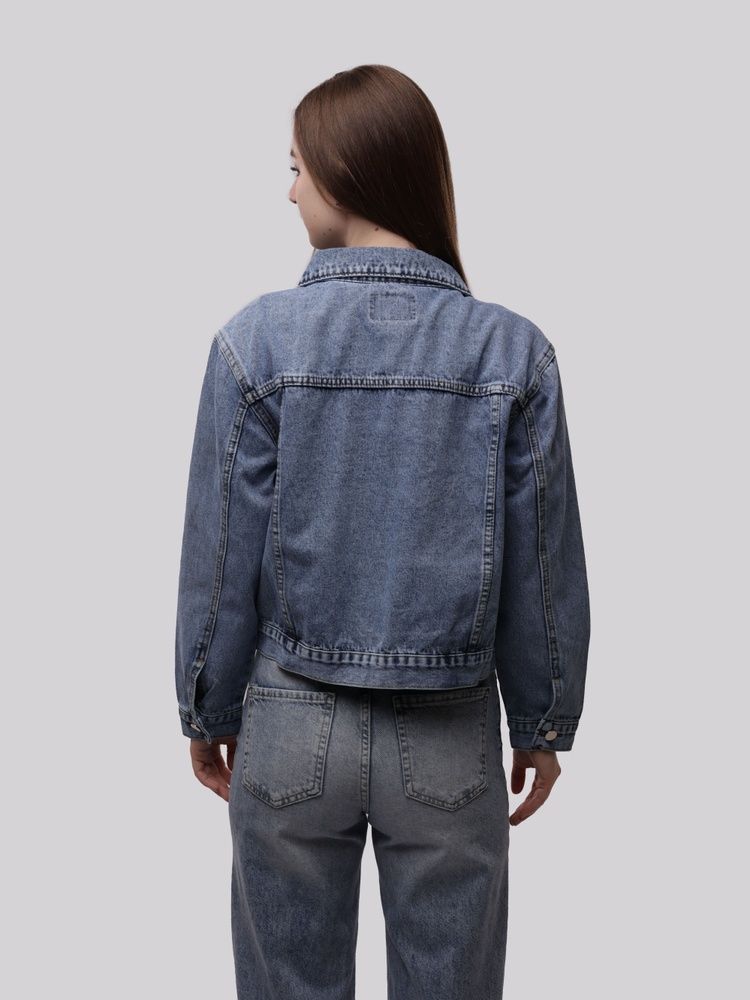 Куртка джинсова жіноча S Синій YULIA (704170-S)* 704170-S фото