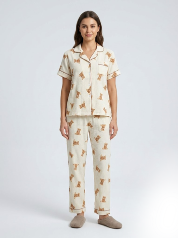 Пижама женская S Молочный FASHION (729830-S) 729830-S фото