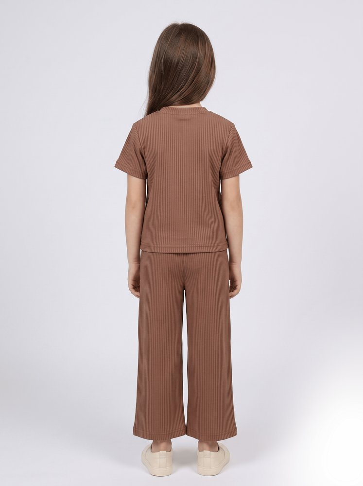 Костюм брючный для девочки 104 Темно-коричневый TOP STYLE (710050-104) 710050-104 фото