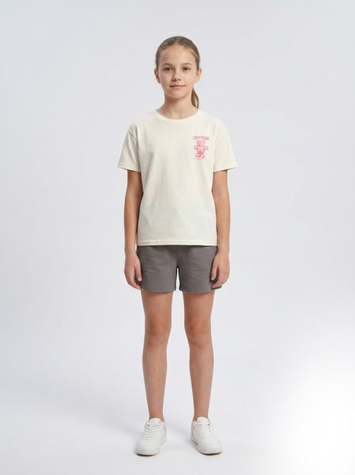 Футболка для дівчинки підлітка 128 Молочний STREAM (754043-128) 754043-128 фото