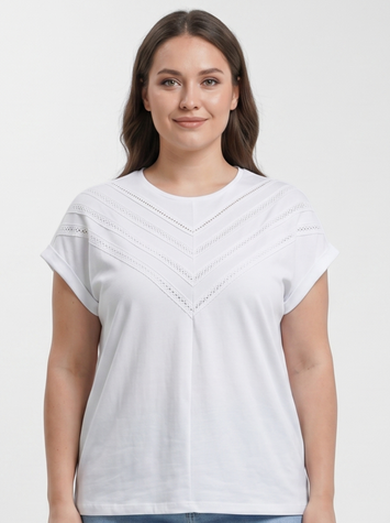 Футболка жіноча L Білий TVIY LOOK (713601-L) 713601-L фото