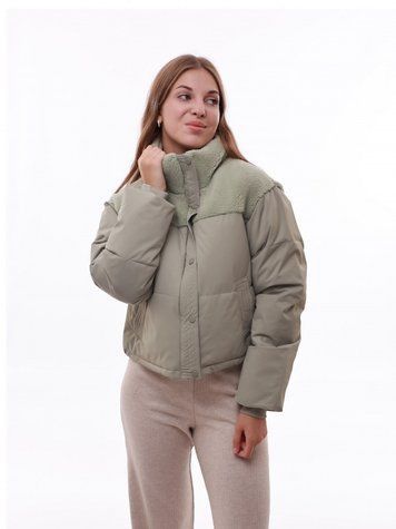 Куртка джинсова жіноча S Оливковий M@C (683842-S) 683842-S фото
