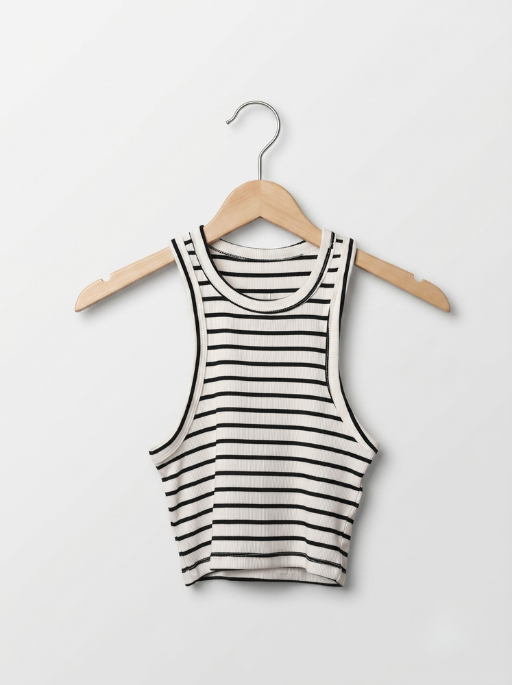 Майка женская S Черно-белый TVIY LOOK (713474-S) 713474-S фото