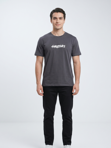 Футболка чоловіча L Сірий TREND LINE (746101-L) 746101-L фото